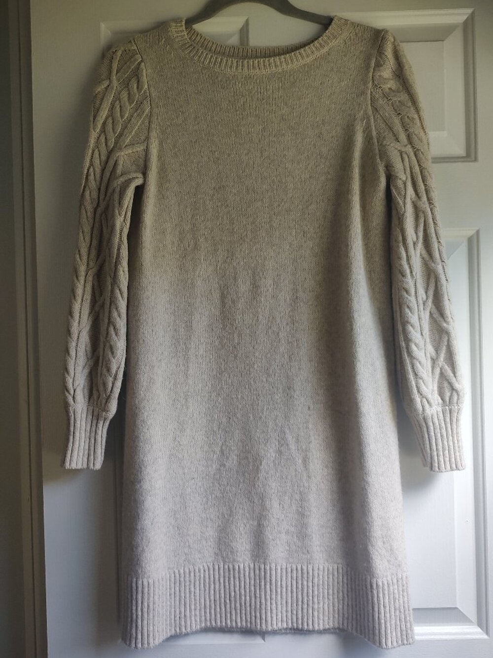 Banana Republic Taupe Casual Knit Dress - Picture 2 of 5